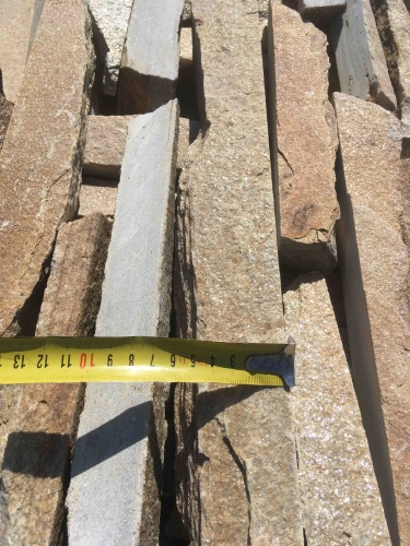 Горбушка златолит золотистый для облицовки купить в Перми