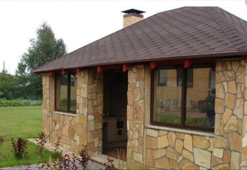 Плитняк златолит жёлтый для фасада 1,5-3 см купить в Перми