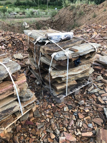 Плитняк кора дерева 50-100мм для пошаговых дорожек купить в Перми