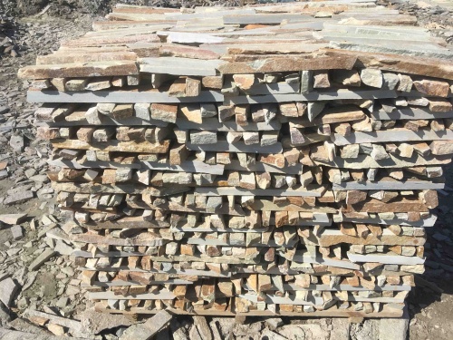 Горбушка златолит золотистый для облицовки купить в Перми