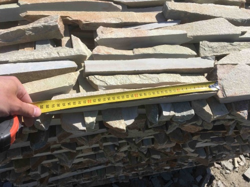 Горбушка златолит золотистый для облицовки купить в Перми