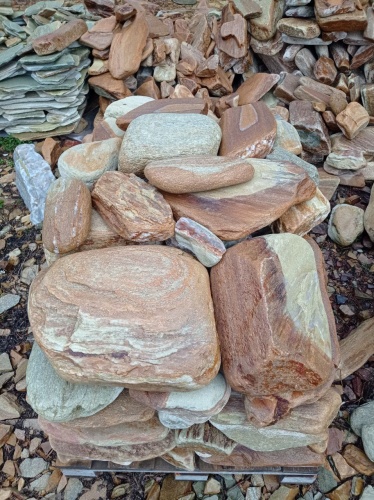 Златолит жёлтый, жёлто-зелёный глыбки и валуны для ланшафтного дизайна купить в Перми