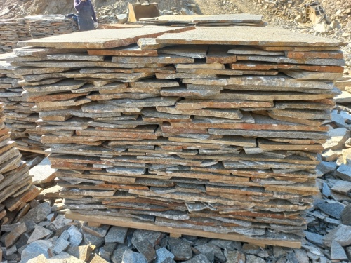 Плитняк серицит облицовочный 10-20мм купить в Перми